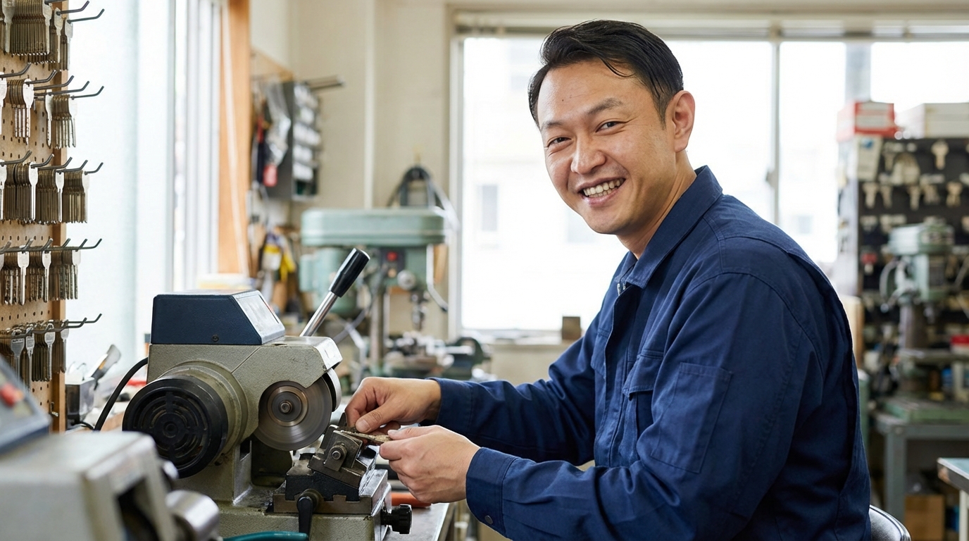 【理由3】鍵師歴30年以上の有資格プロが対応に関する画像