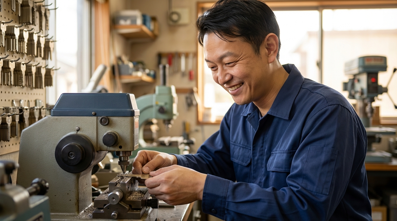 【理由3】鍵師歴30年以上の有資格プロが対応に関する画像