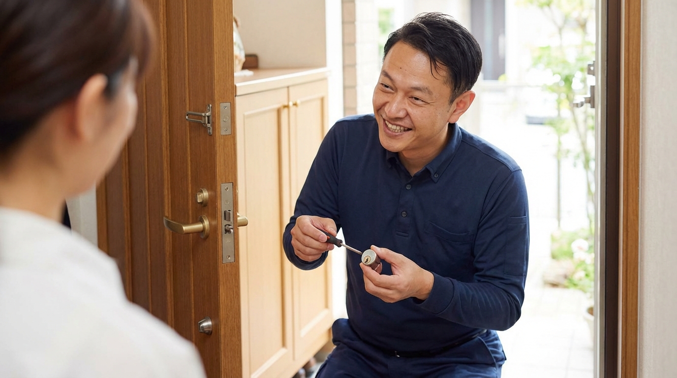 ご依頼から駆けつけ・作業完了までの流れに関する画像