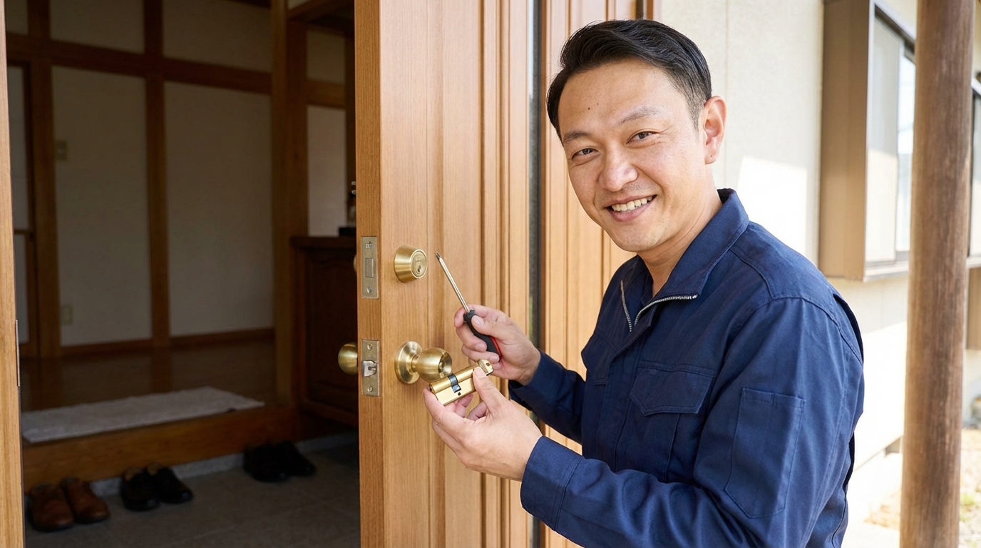 【理由3】鍵師歴30年以上の有資格プロが対応に関する画像