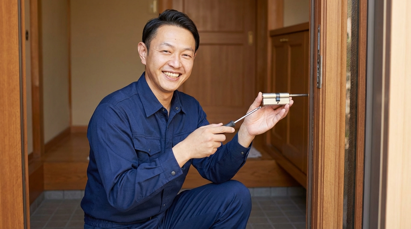 【理由3】鍵師歴30年以上の有資格プロが対応に関する画像