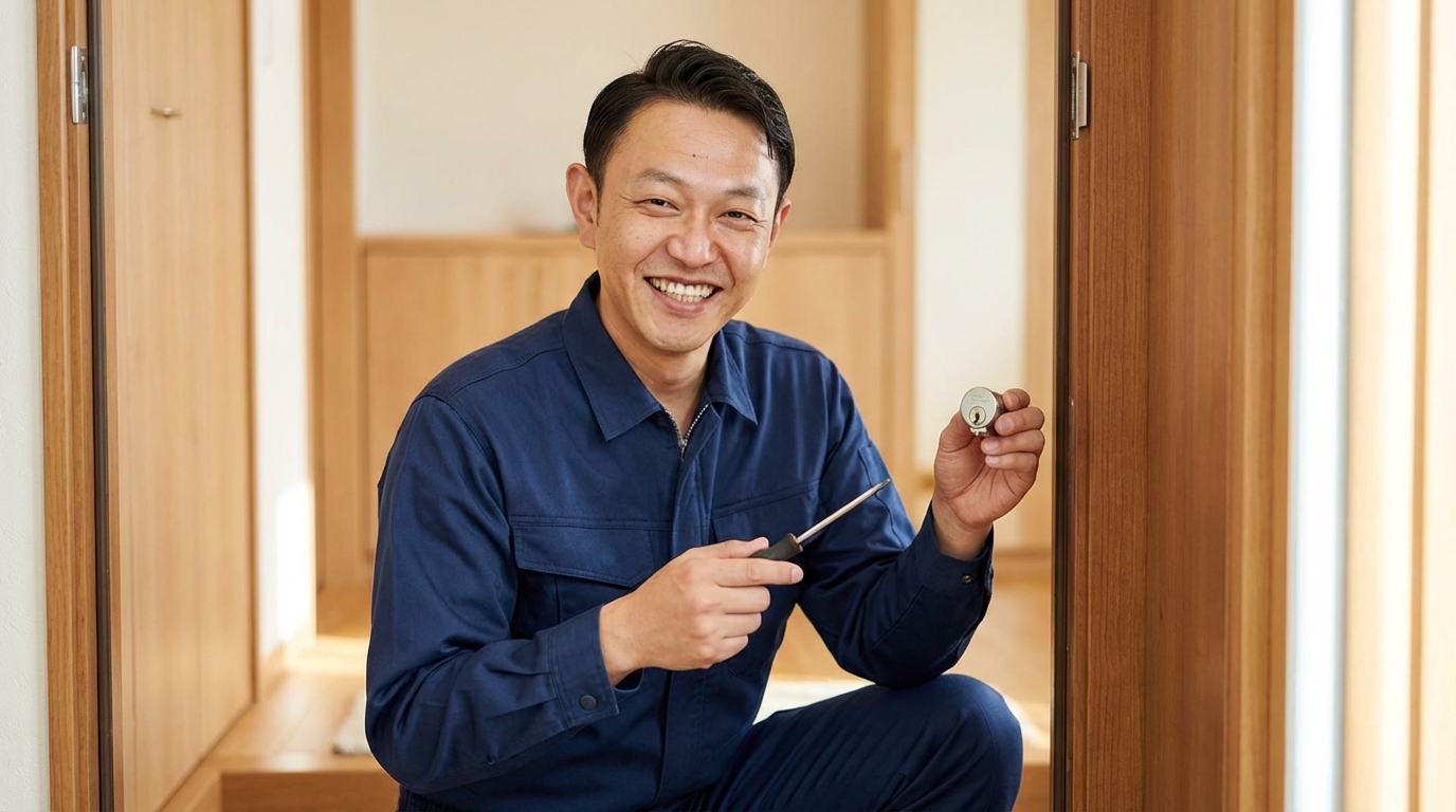 【理由3】鍵師歴30年以上の有資格プロが対応に関する画像