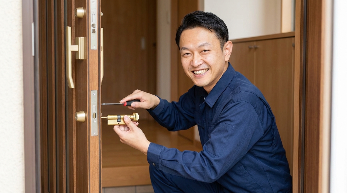 【理由3】鍵師歴30年以上の有資格プロが対応に関する画像