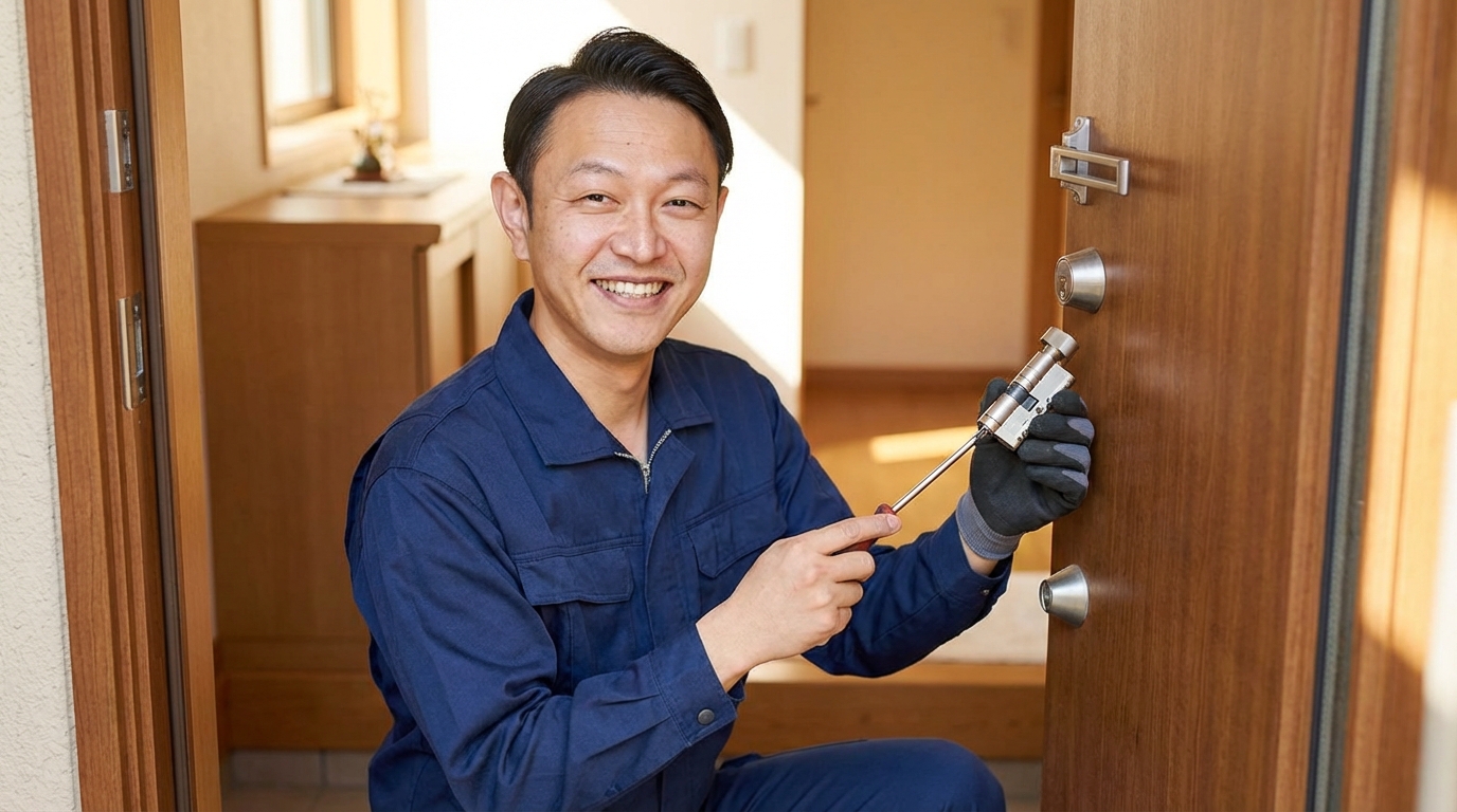 【理由3】鍵師歴30年以上の有資格プロが対応に関する画像