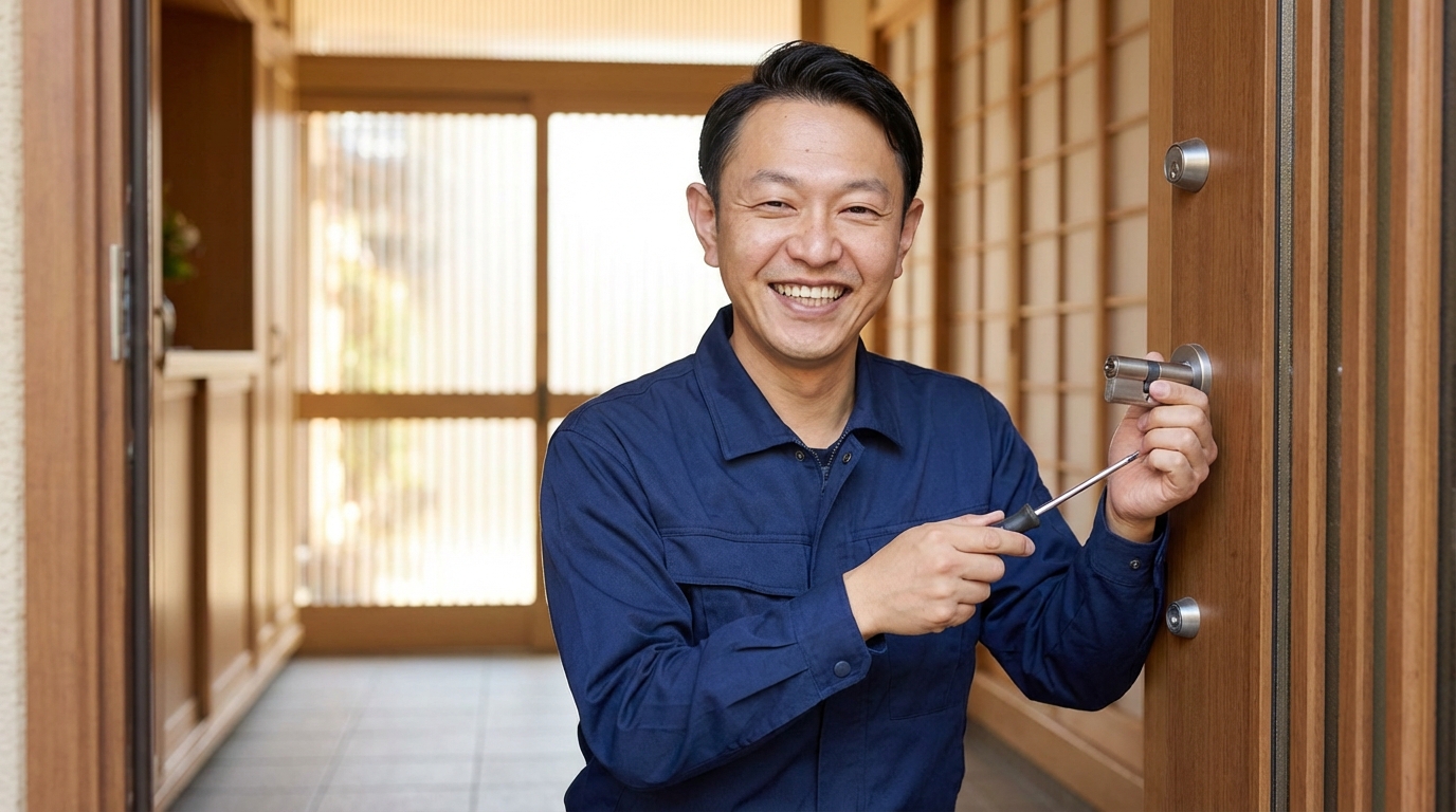 【理由3】鍵師歴30年以上の有資格プロが対応に関する画像