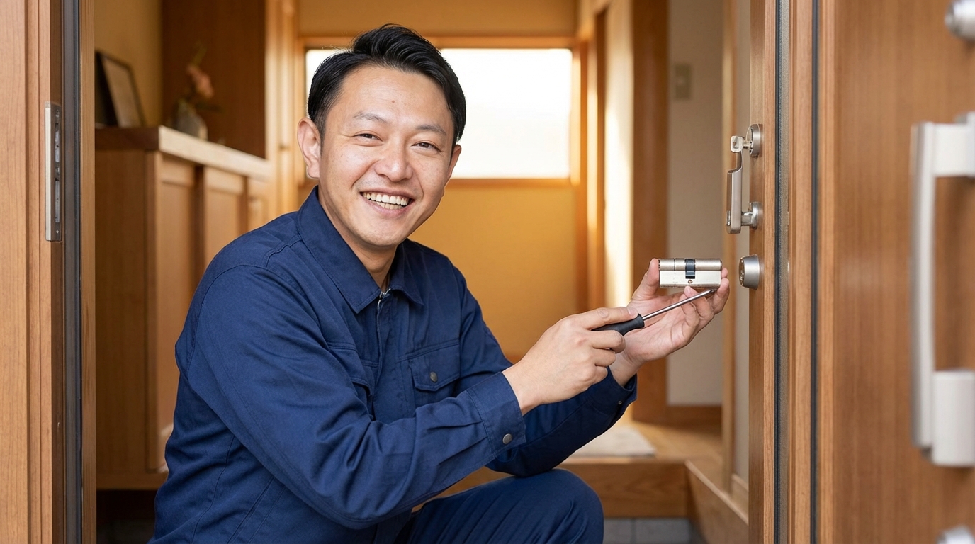 【理由3】鍵師歴30年以上の有資格プロが対応に関する画像