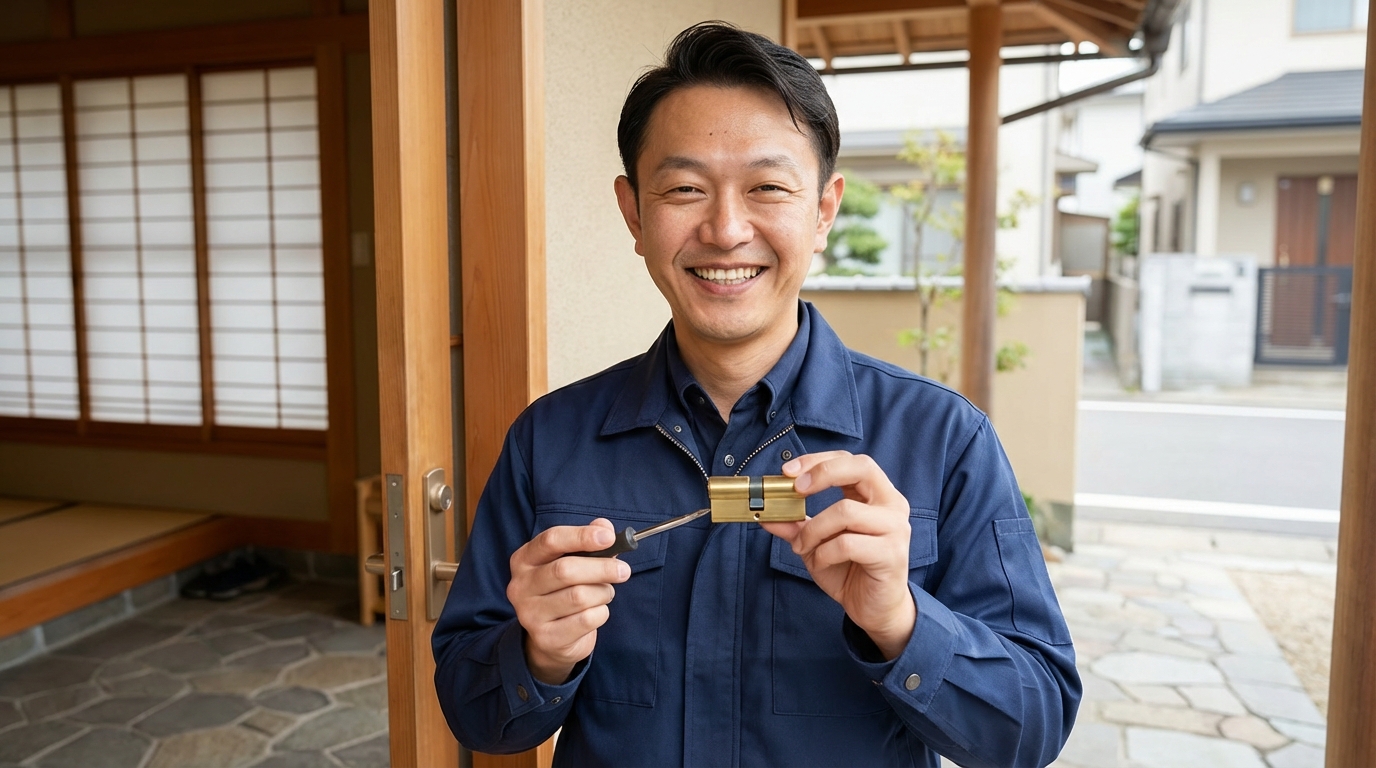 【理由3】鍵師歴30年以上の有資格プロが対応に関する画像