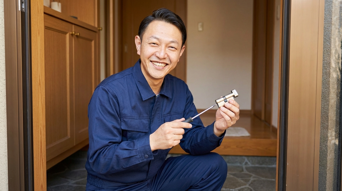 【理由3】鍵師歴30年以上の有資格プロが対応に関する画像