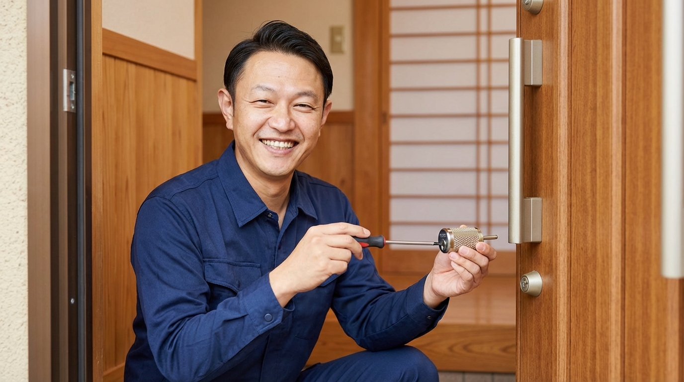 【理由3】鍵師歴30年以上の有資格プロが対応に関する画像