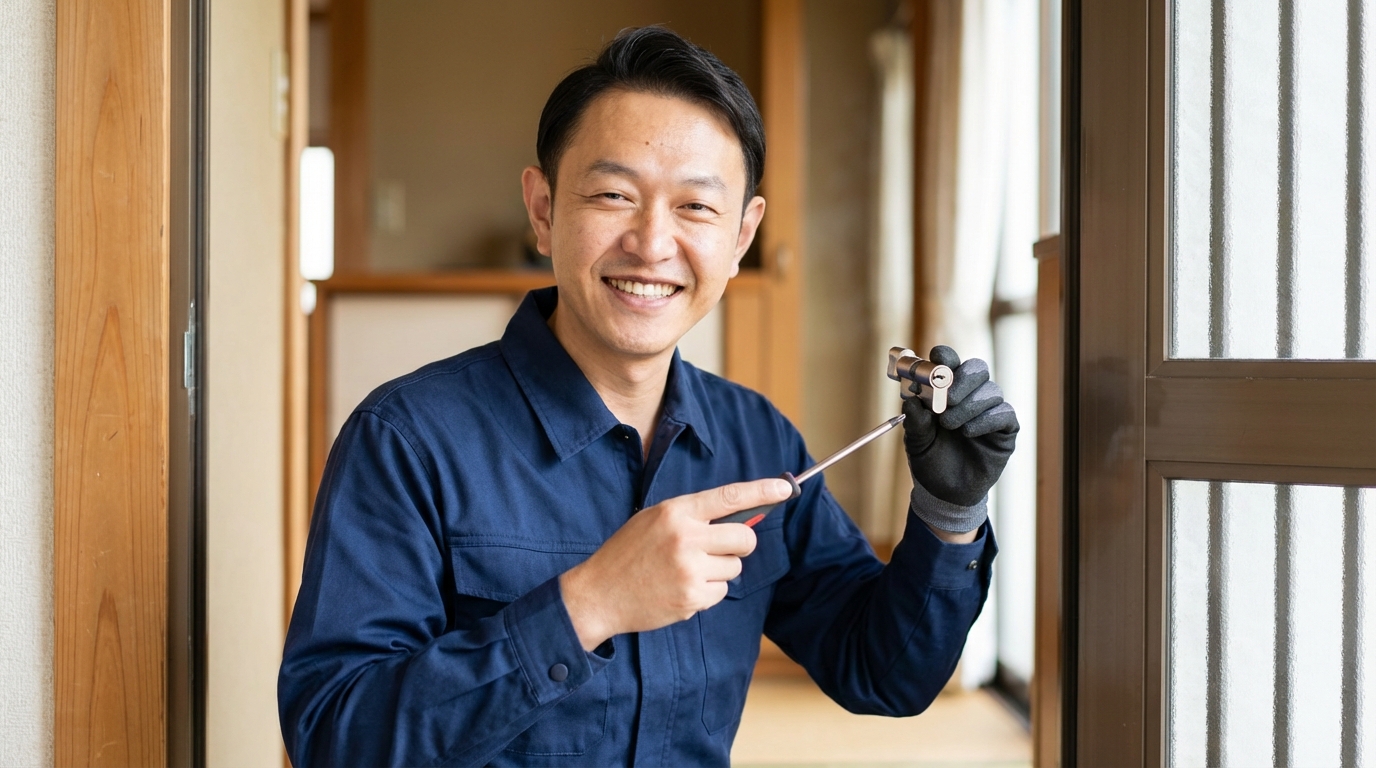 【理由3】鍵師歴30年以上の有資格プロが対応に関する画像