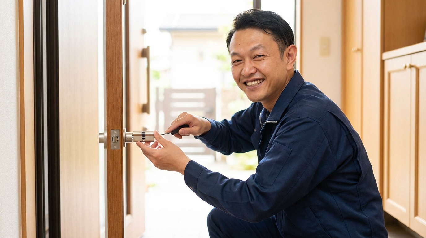 【理由3】鍵師歴30年以上の有資格プロが対応に関する画像