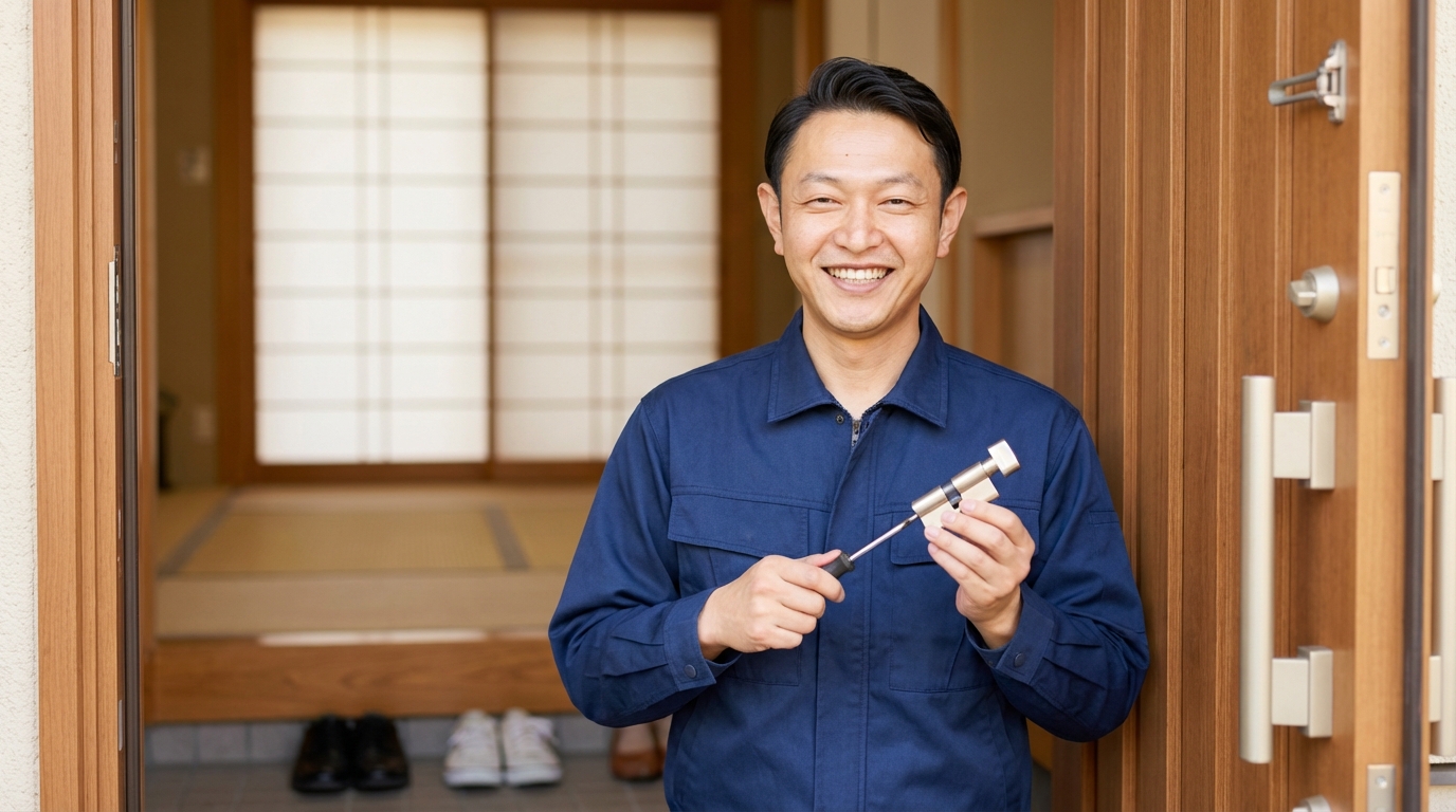 ご依頼から駆けつけ・作業完了までの流れに関する画像