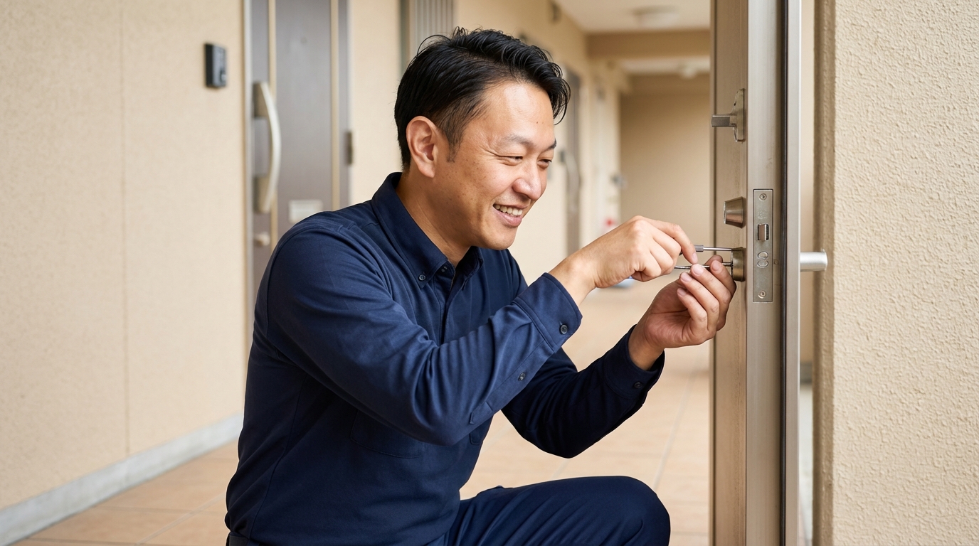 【理由3】鍵師歴30年以上の有資格プロが対応に関する画像