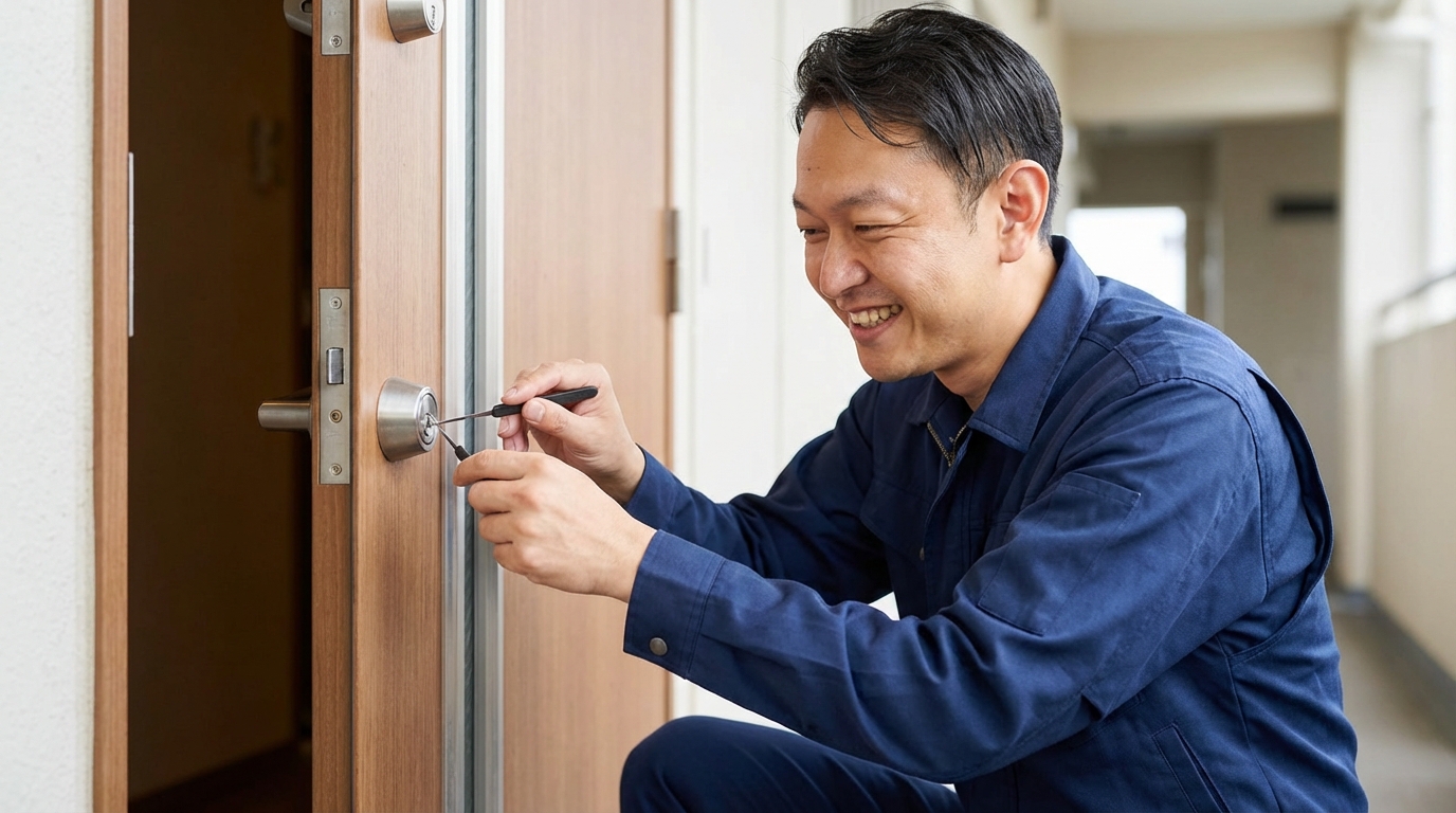 【理由3】鍵師歴30年以上の有資格プロが対応に関する画像