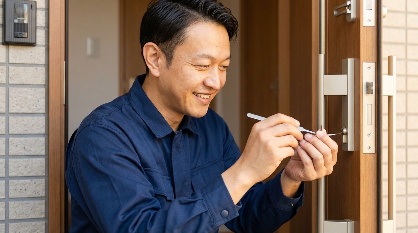 【理由3】鍵師歴30年以上の有資格プロが対応に関する画像