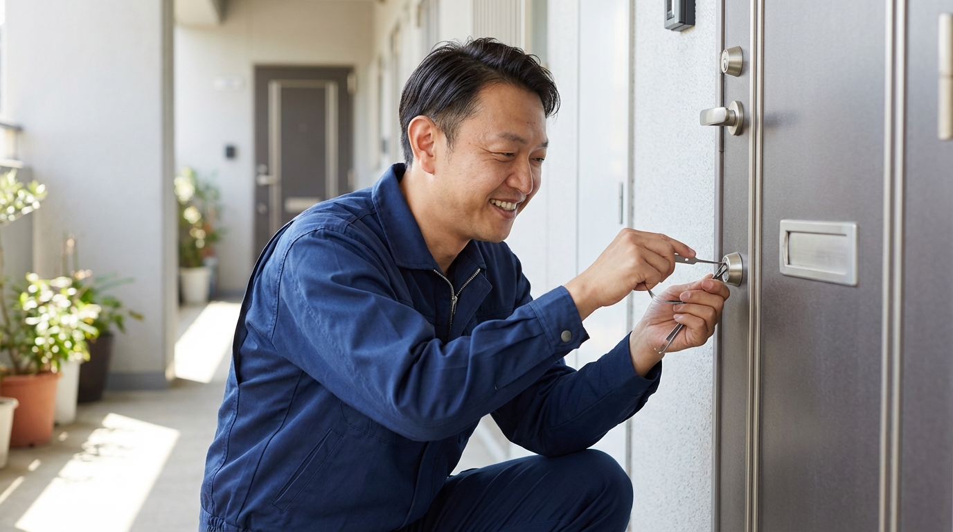 【理由3】鍵師歴30年以上の有資格プロが対応に関する画像