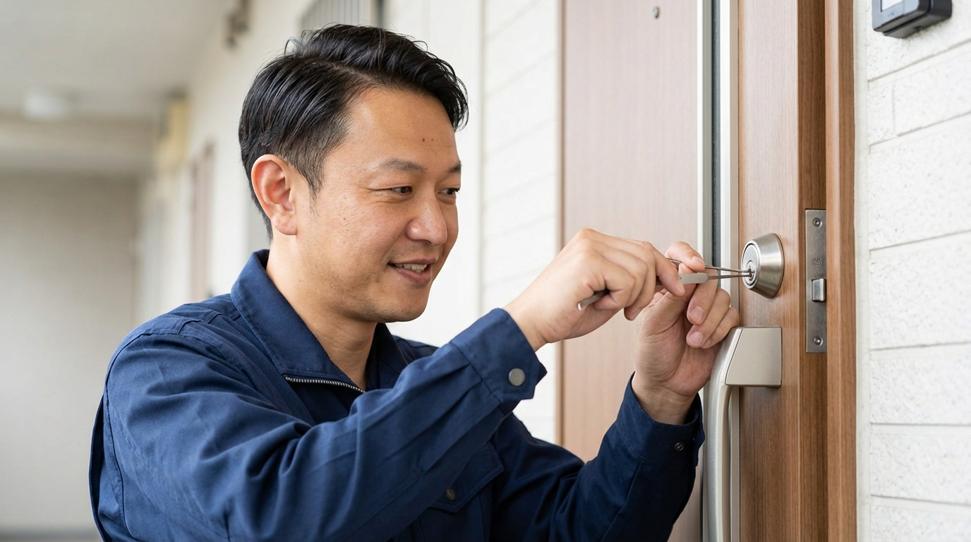 【理由3】鍵師歴30年以上の有資格プロが対応に関する画像