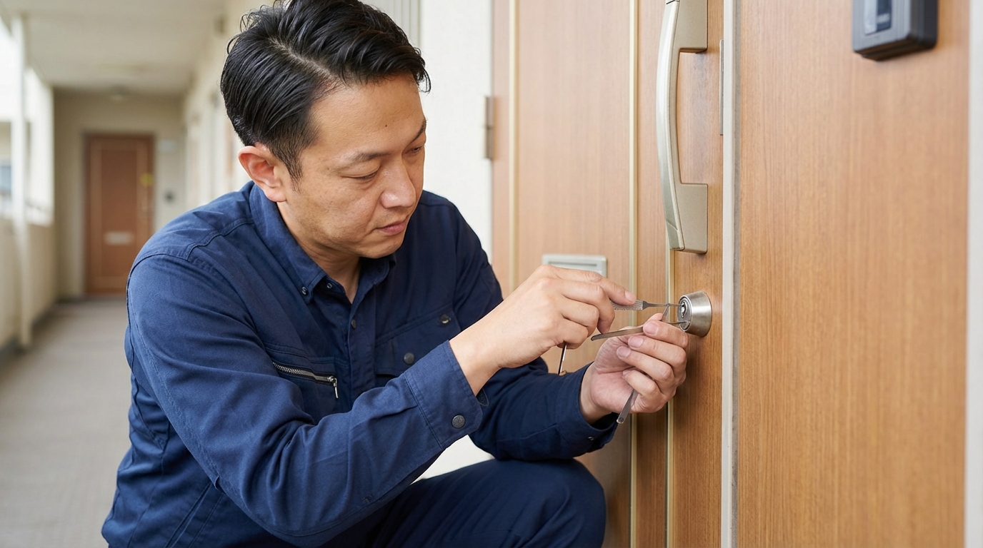 【理由3】鍵師歴30年以上の有資格プロが対応に関する画像