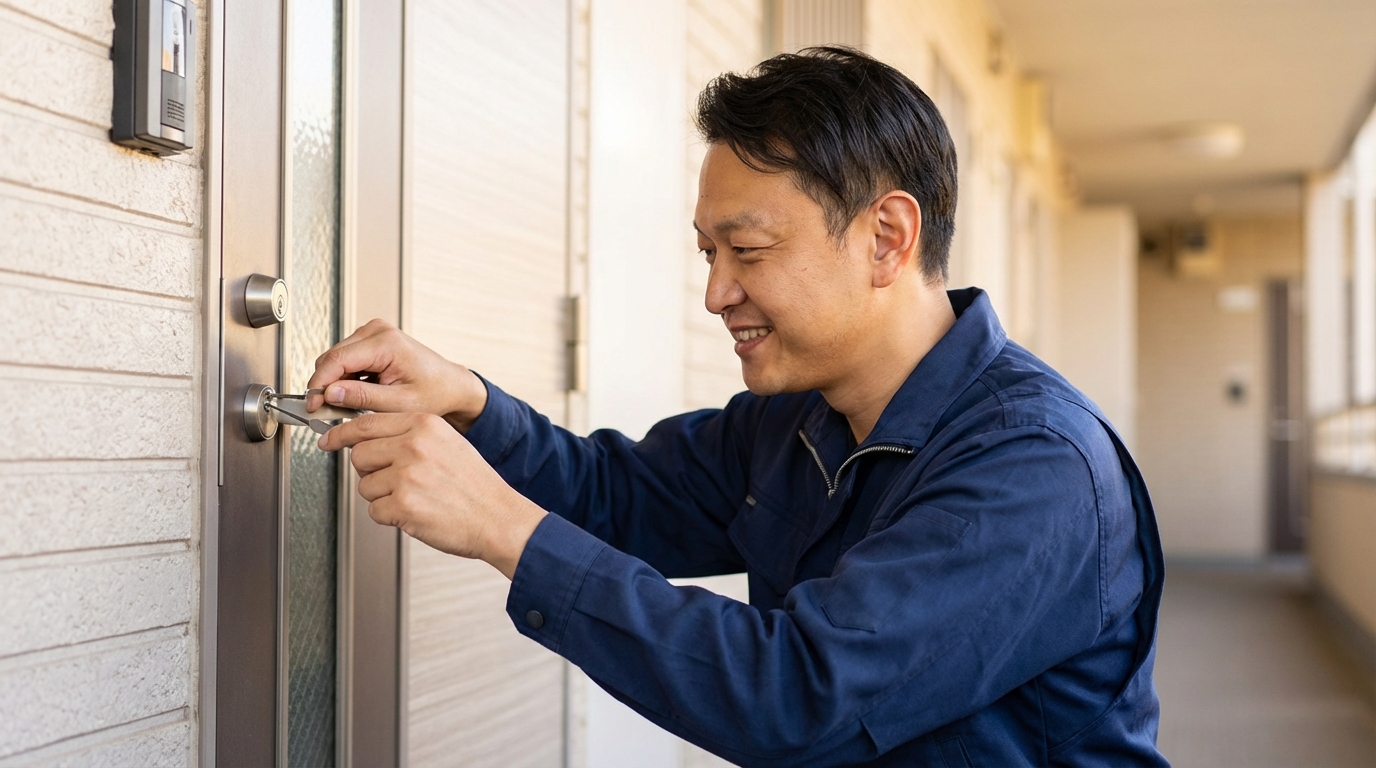 【理由3】鍵師歴30年以上の有資格プロが対応に関する画像