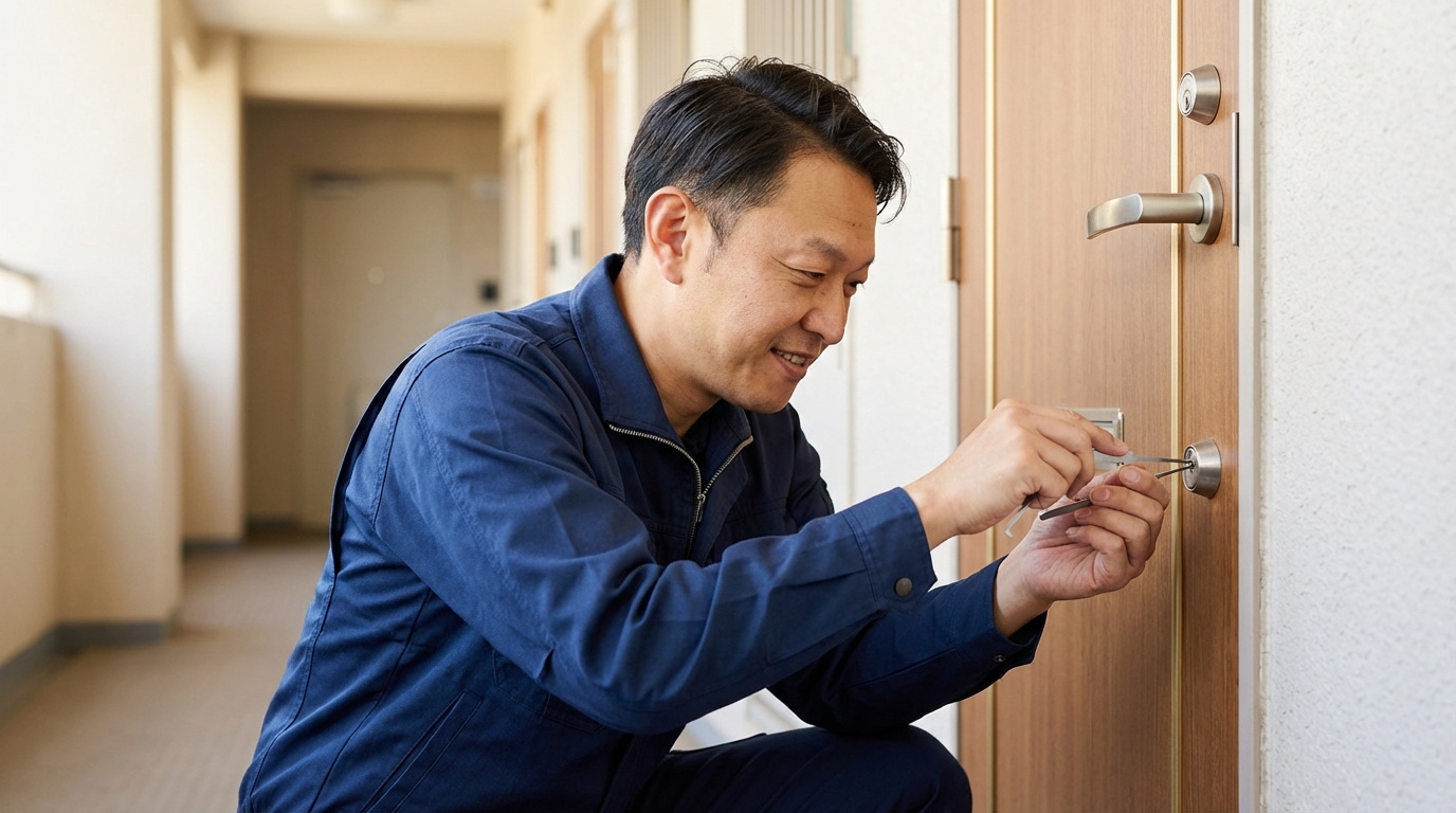 【理由3】鍵師歴30年以上の有資格プロが対応に関する画像