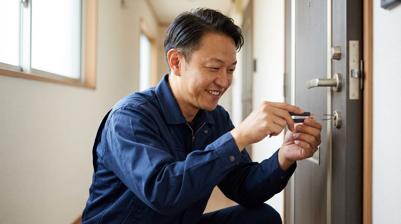 【理由3】鍵師歴30年以上の有資格プロが対応に関する画像