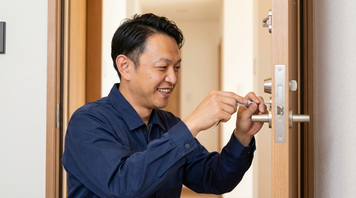 【理由3】鍵師歴30年以上の有資格プロが対応に関する画像