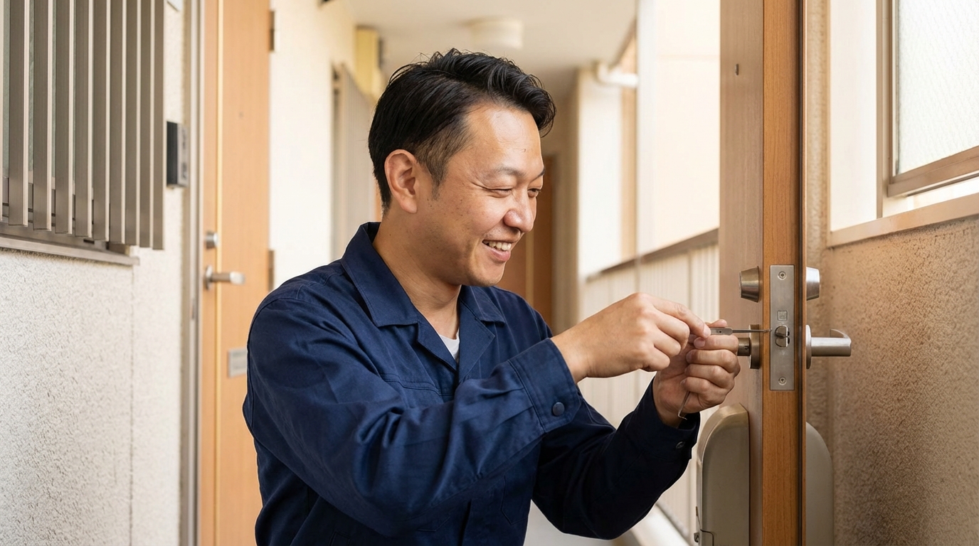 【理由3】鍵師歴30年以上の有資格プロが対応に関する画像