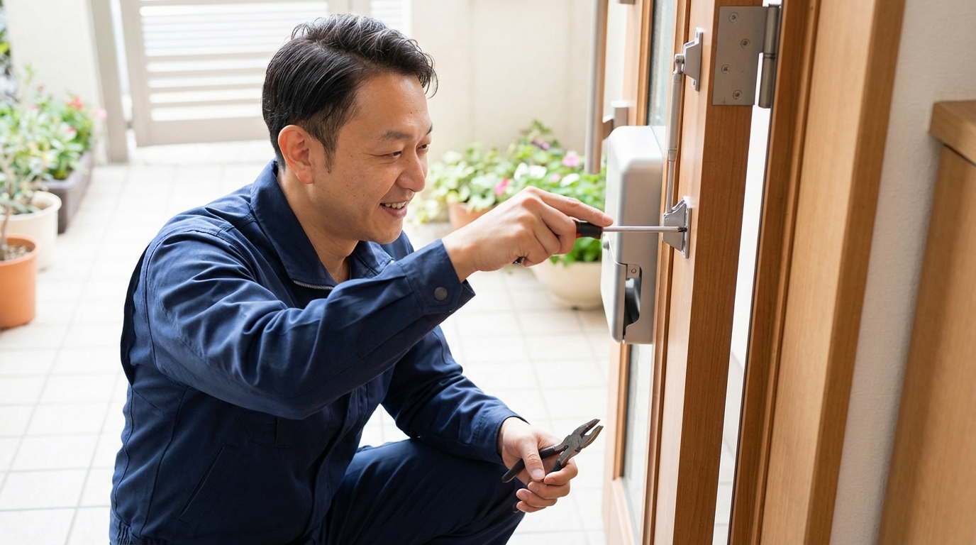 【理由3】鍵師歴30年以上の有資格プロが対応に関する画像