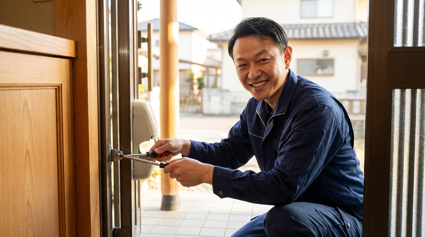 【理由3】鍵師歴30年以上の有資格プロが対応に関する画像