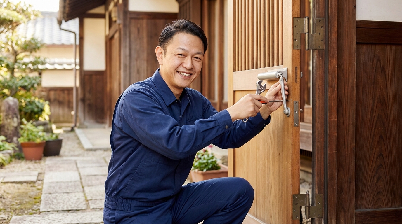 【理由3】鍵師歴30年以上の有資格プロが対応に関する画像