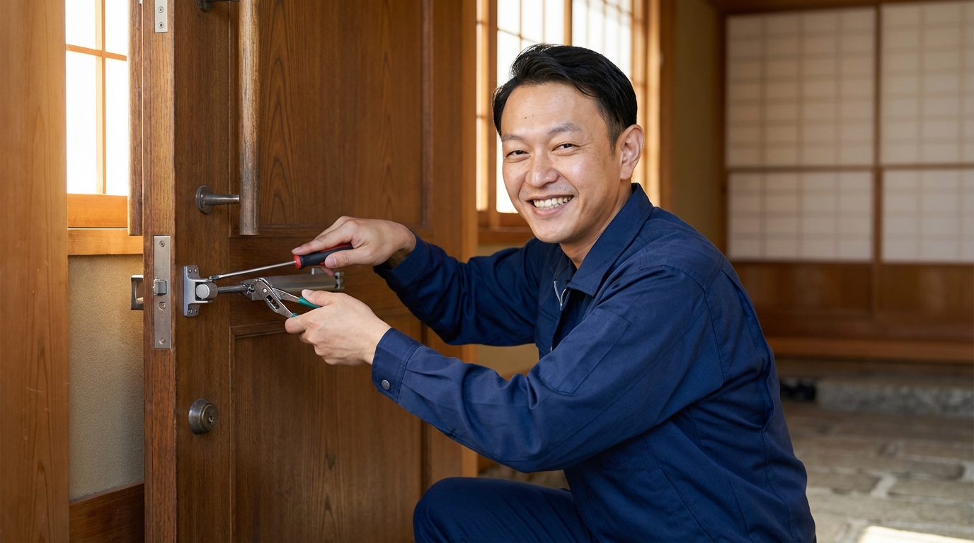 【理由3】鍵師歴30年以上の有資格プロが対応に関する画像