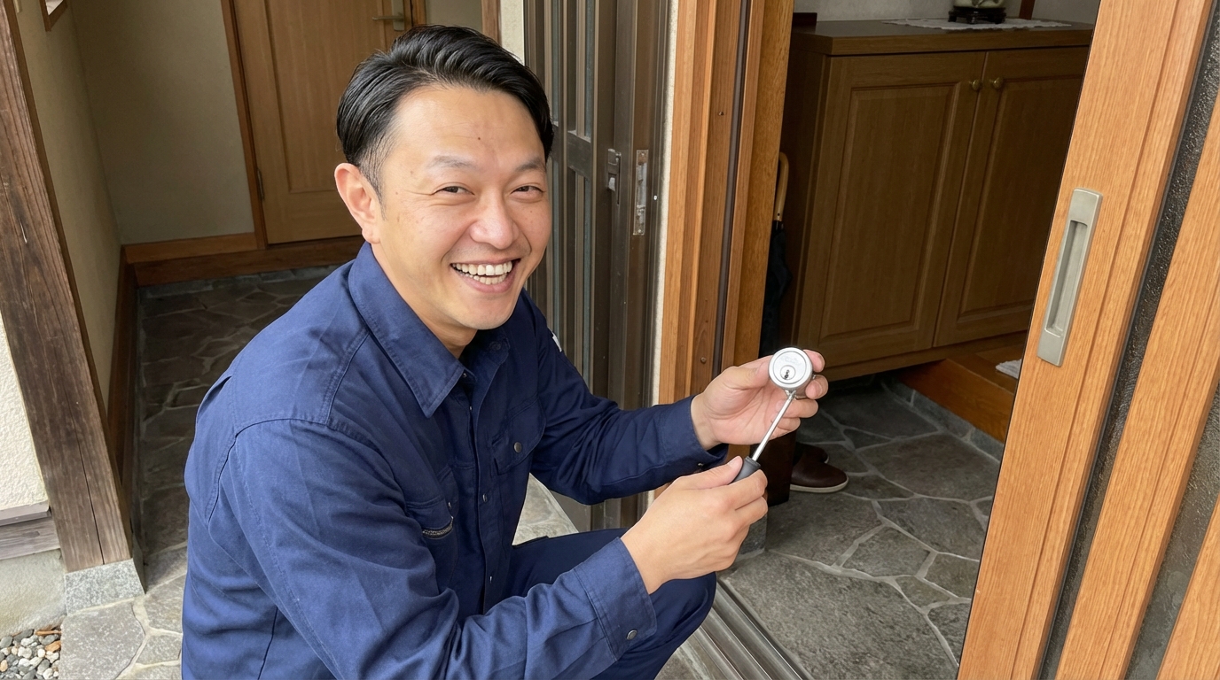 【墨田区限定】防犯錠・補助錠設置で最大4万円補助！実質半額で安心を強化！に関する画像