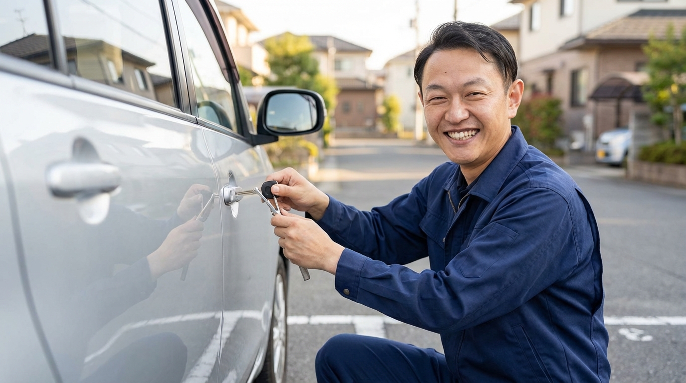 【理由3】鍵師歴30年以上の有資格プロが対応に関する画像