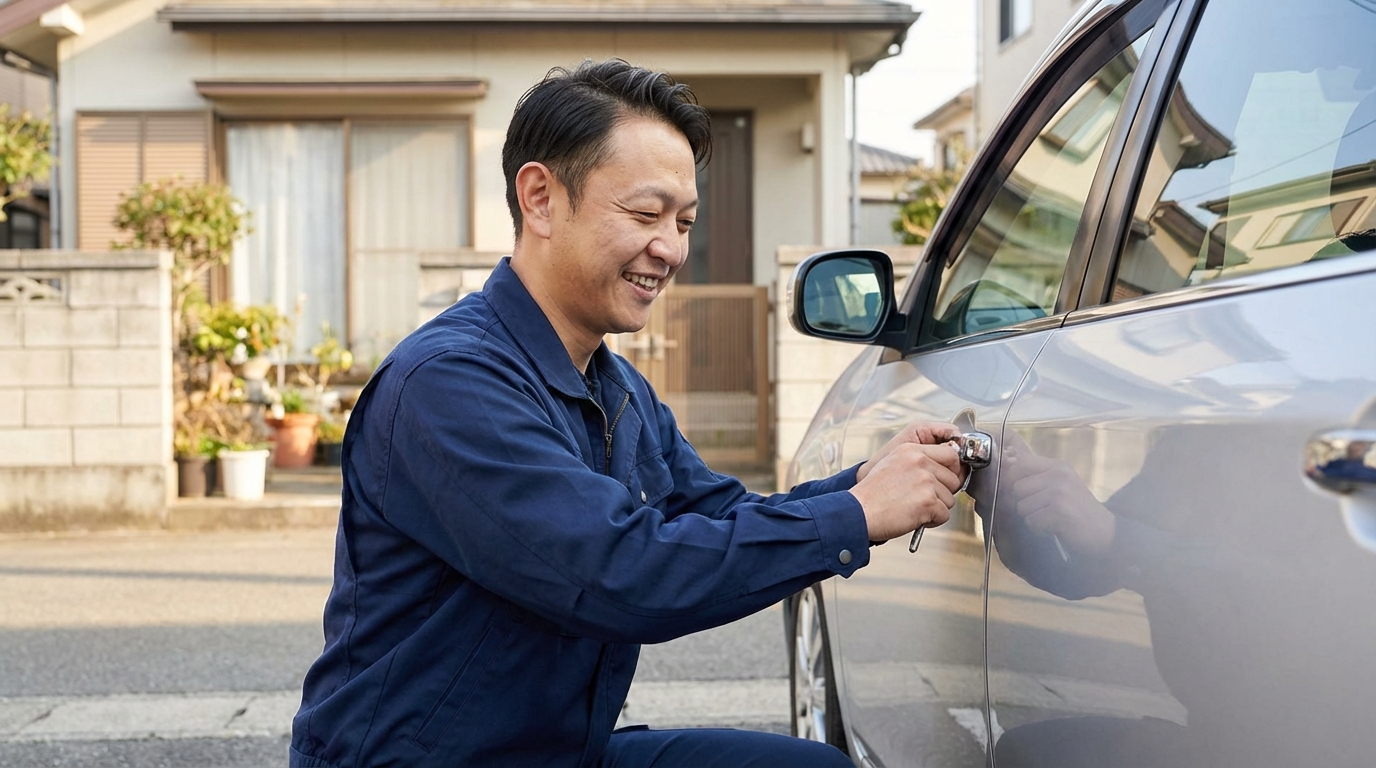 ご依頼から駆けつけ・作業完了までの流れに関する画像