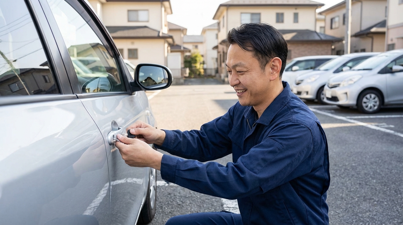 【理由3】鍵師歴30年以上の有資格プロが対応に関する画像