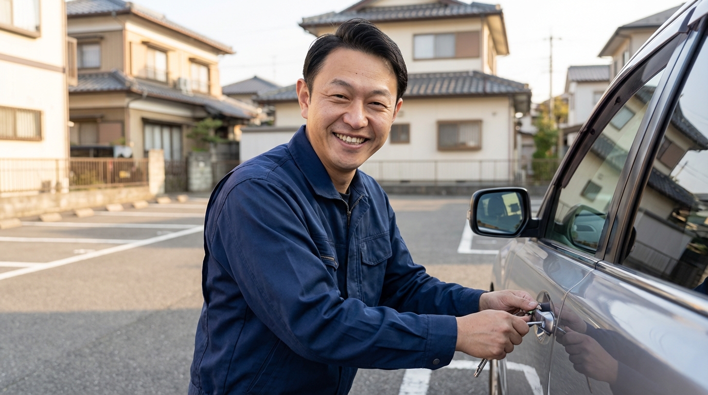 ご依頼から駆けつけ・作業完了までの流れに関する画像