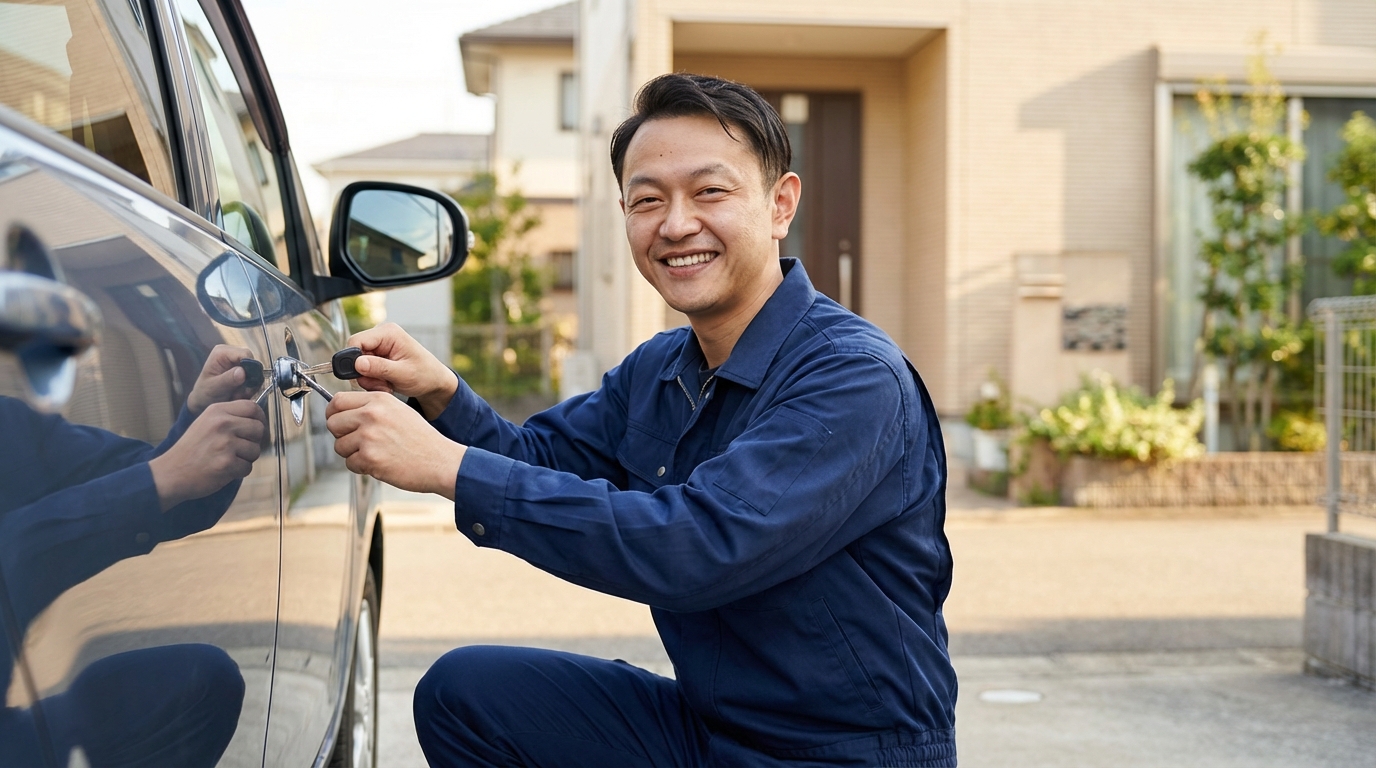 目黒区の車の鍵 料金目安（税込）に関する画像