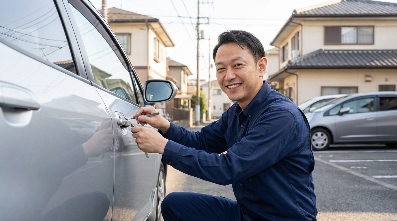 中野区の車の鍵 料金目安（税込）に関する画像