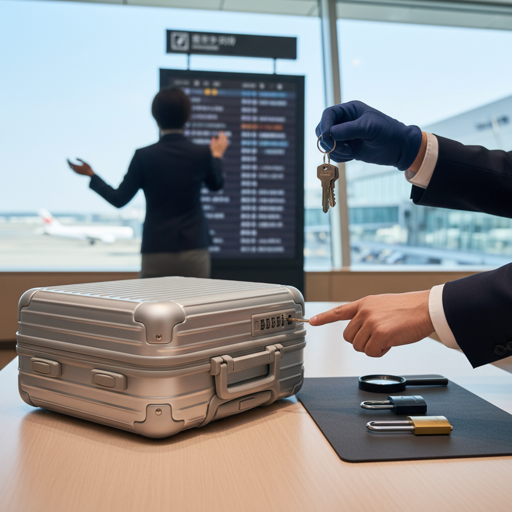 TSA007などTSAロックの仕組みと自力での開け方に関する画像