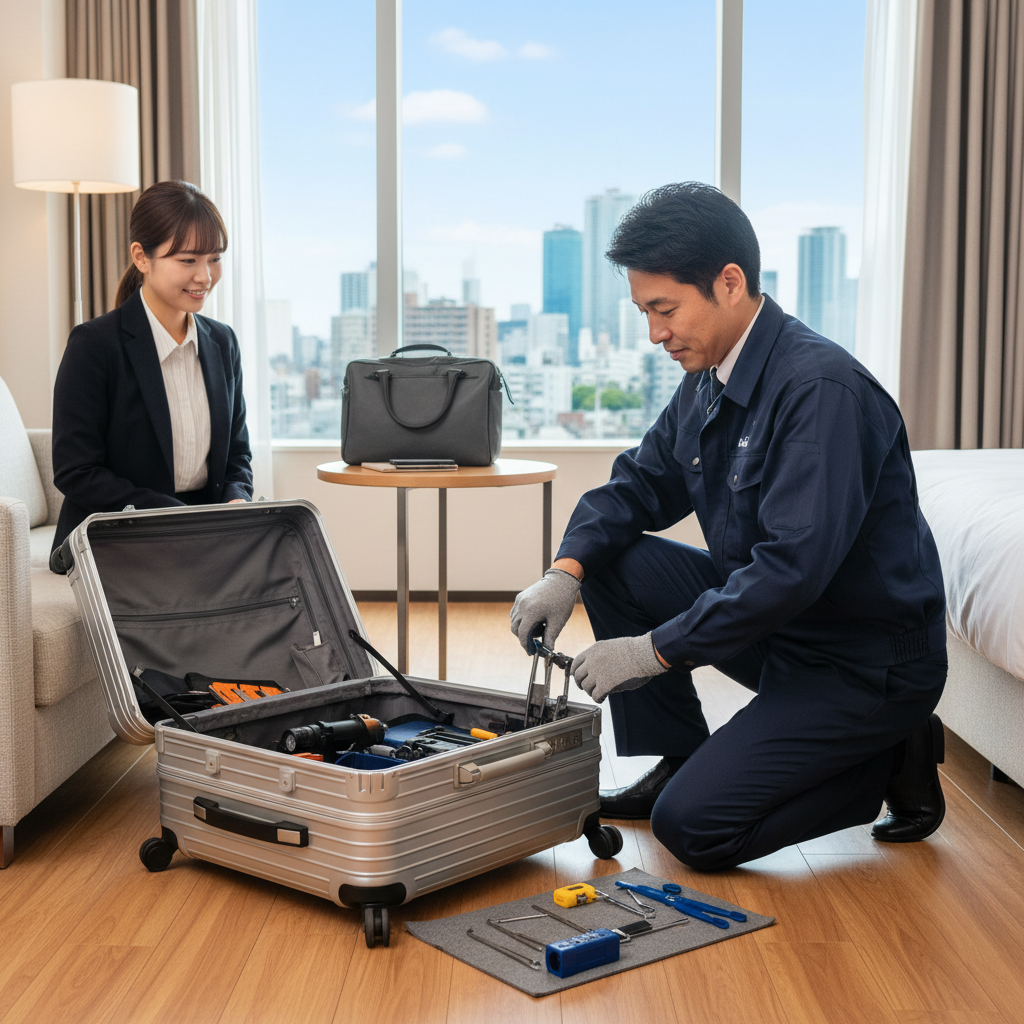 スーツケースの開錠の相場は？鍵業者に依頼する場合に関する画像