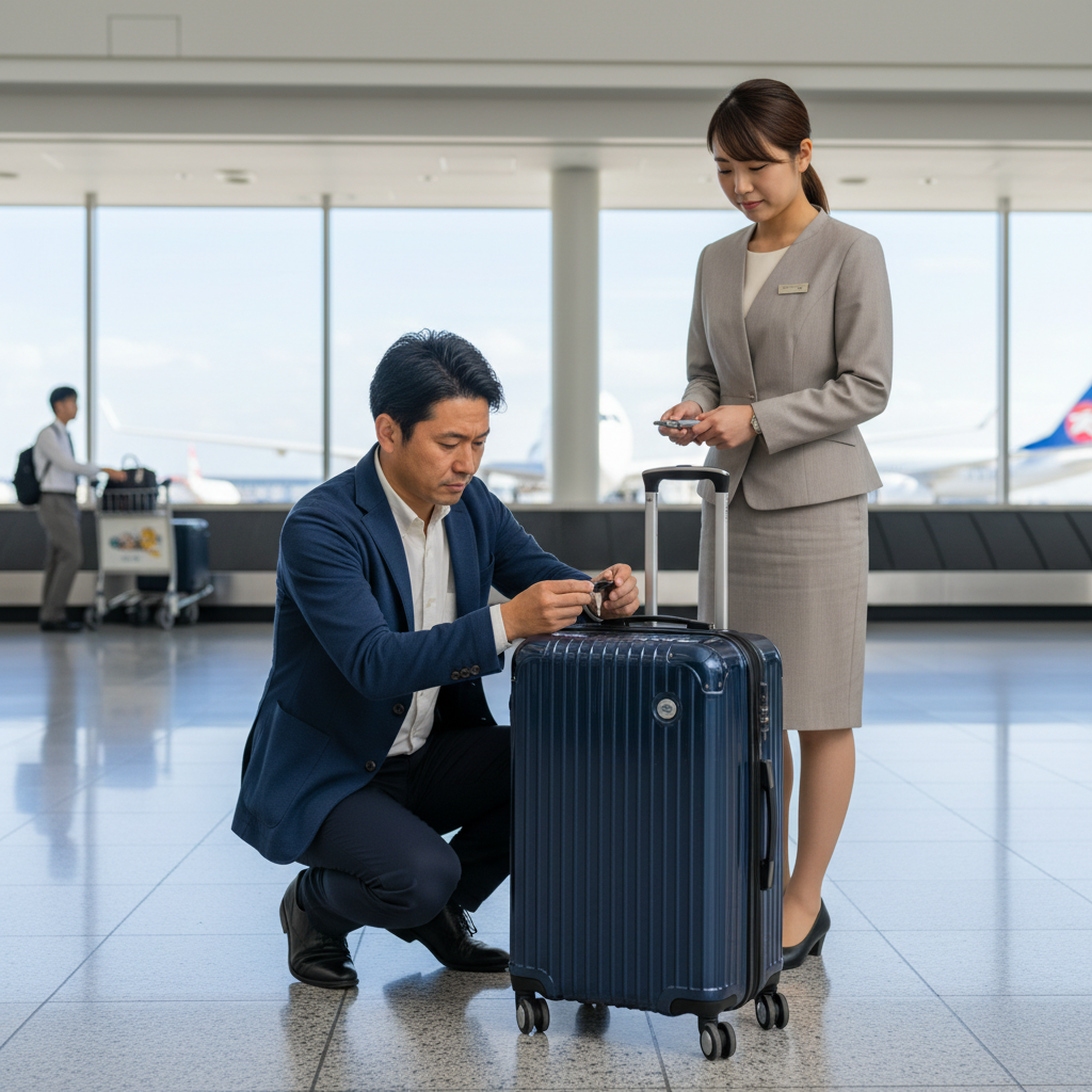 セントレアのスーツケース鍵開け！料金や対処法を解説