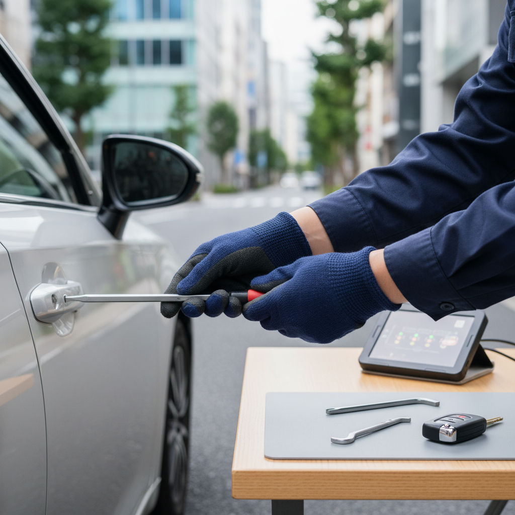 車の鍵開け料金の相場に関する画像